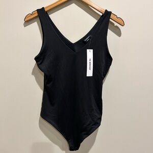 Black Bodysuit - Women's Top
